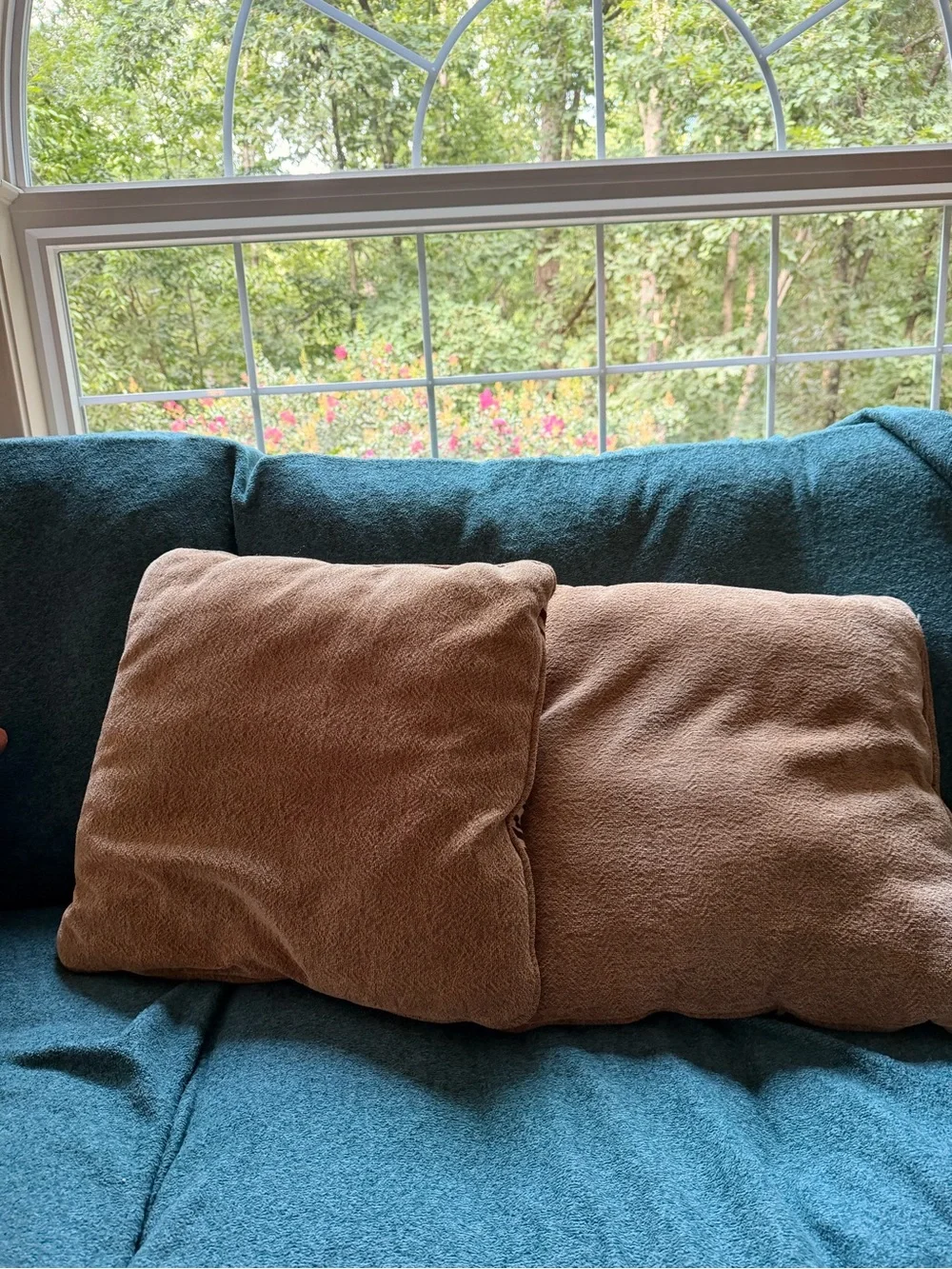 Set of Zebra Print Accent Pillows